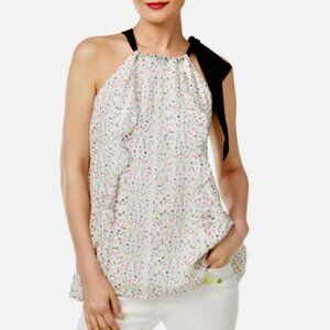 ✨NWT✨Cynthia Rowley Sleevless Blouse with Bow at Neck